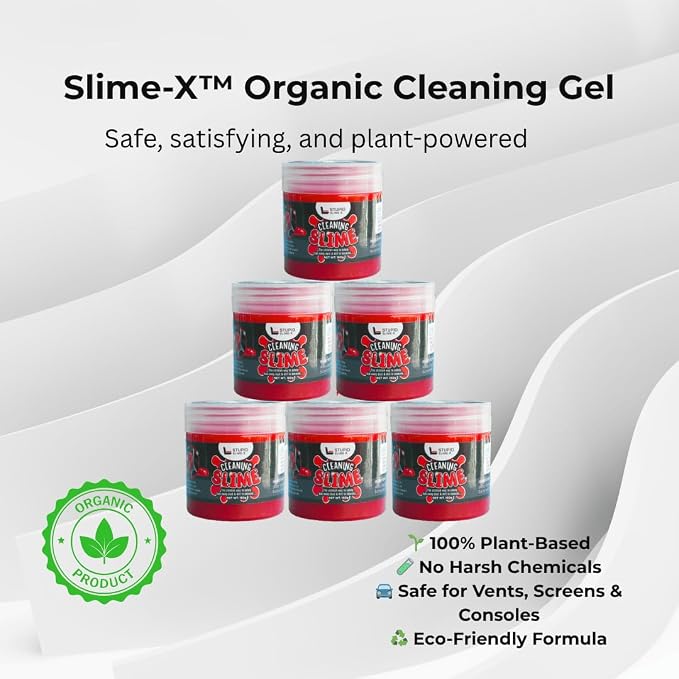 STUPID Technologies Slime-X – Re-Engineered Car Cleaning Gel 4-Pack – Detailing - Image 6