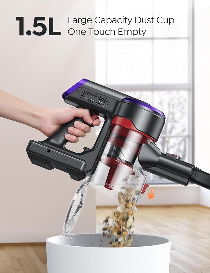 Cordless Vacuum Cleaner, 450W 45Kpa Vacuum Cleaners - Image 6