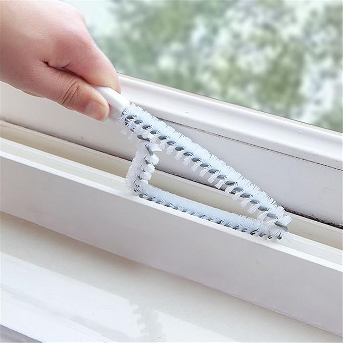 Window Cleaning Brush Sliding Door Track Brushes Window Cleaner Brush 2 Pack - Image 3