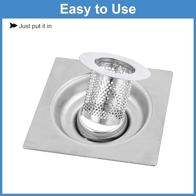 uxcell 2 Pack Shower Drain Strainer, Fit Hole Size from 1.57" to 2.56" - Image 5