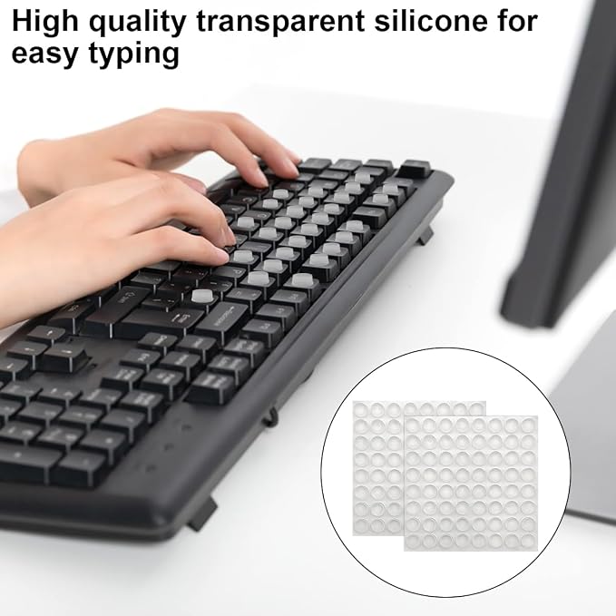 128 PCS Raised Keyboard Stickers - Image 6