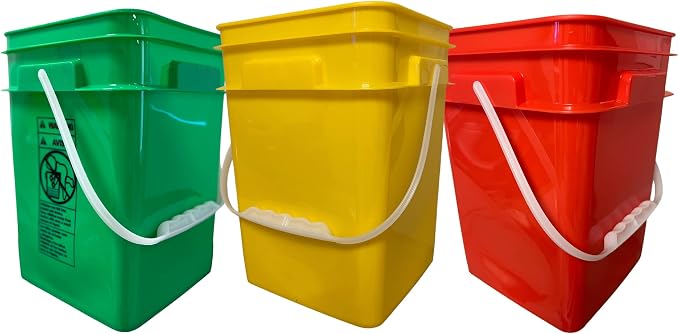 House Naturals 4 Gallon Square Food Grade Bucket Pail - Image 9