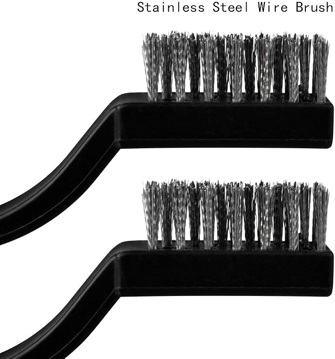 15 Pcs Mini Stainless Steel Wire Brush Set - Image 3