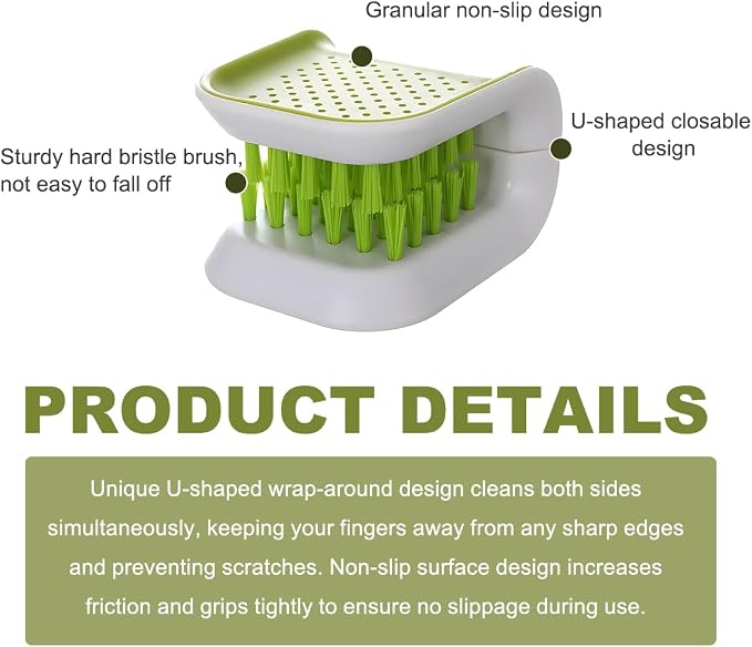Car Seat Belt Cleaning Brush, U-Shaped Auto Interior Washing Brush - Image 3