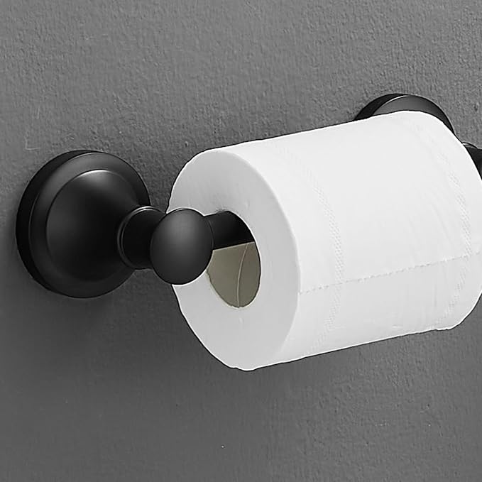 Hoimpro Wall Mounted Rustproof Toilet Tissue Paper Holder Bathroom Accessories - Image 5