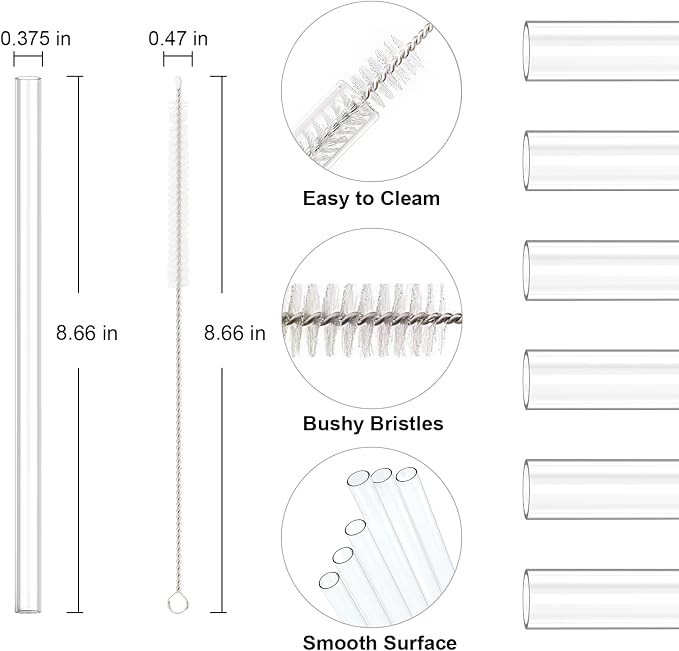 Aillwith 6 PCS Replacement Straws - Image 2