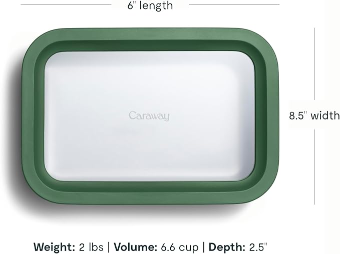 Caraway 2pc Glass Food Storage Set - Image 3