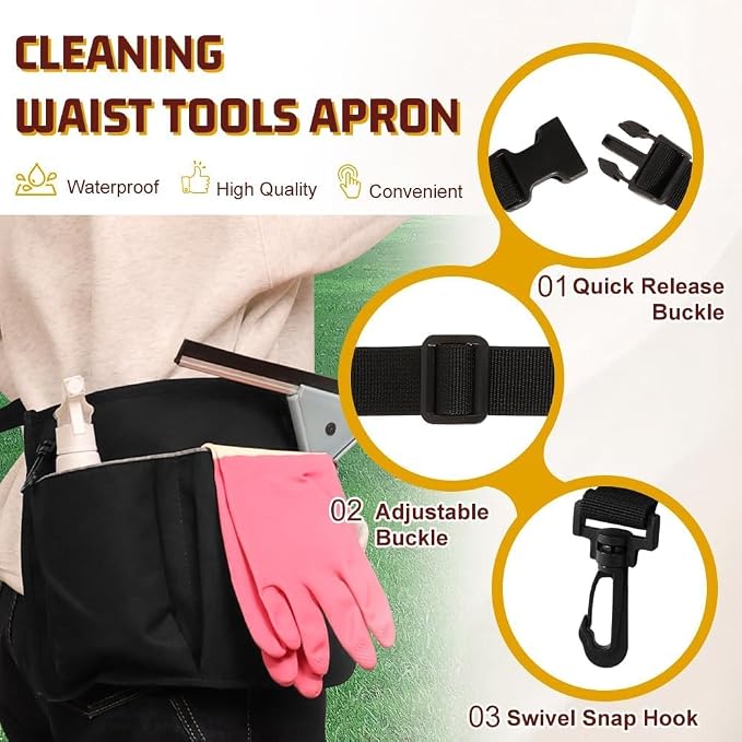 Rolling Cleaning Caddy, Cleaning Supplies Organizer - Image 3