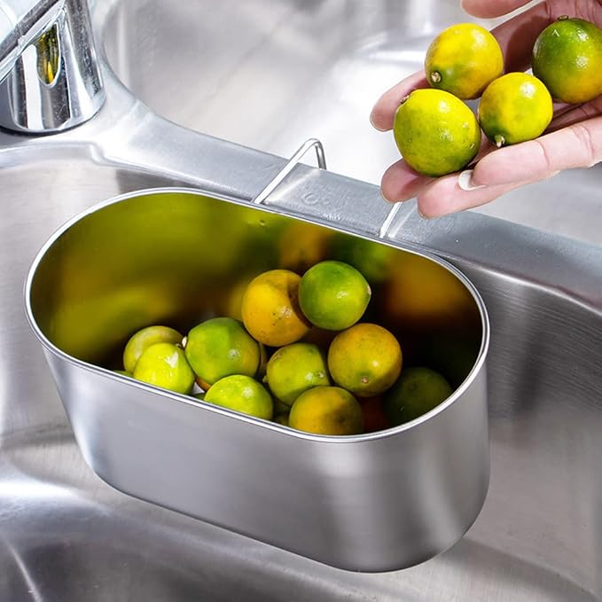 SYCOOVEN Stainless Steel Sink Drain Strainer Basket - Image 5