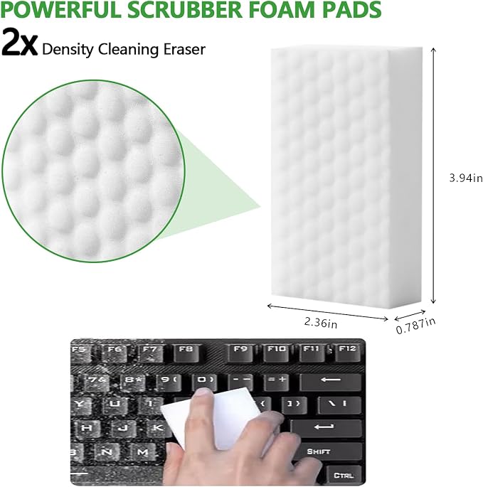 15 Pack Magic Sponges, Extra 2X Density, Heavy Duty Cleaning Sponges - Image 2