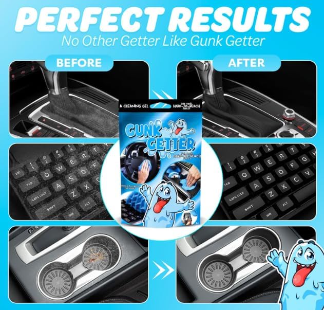 Cleaning Gel for Those Hard to Reach Places, Automotive Cup Holder Electronic - Image 3
