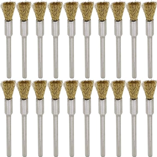 20PCS Brass Wire Brushes by LingGan
