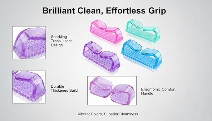 3Pcs Different Kinds of Fingernail brush - Image 7