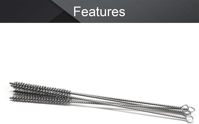 Utoolmart Steel Wire Spiral Power Brushes, 0.4-inch Diameter, 12-inch Length - Image 3