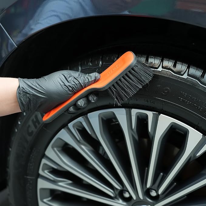 SPTA Tire Brush, Carpet Cleaning Brush, Carpet Cleaning Brush, Stiff Synthetic - Image 9