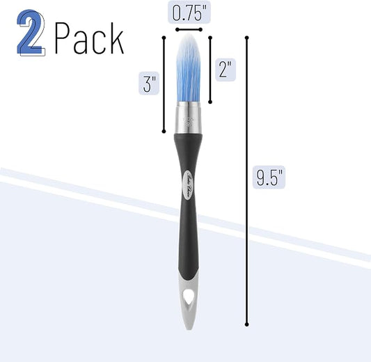 Bates- Trim Paint Brush, 0.75 Inch, Synthetic Bristles, Trim Brushes - Image 2