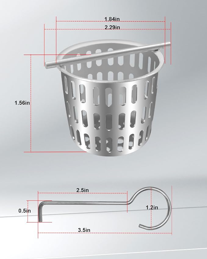 2Pcs 2 Inch Hair and Debris Strainer, Shower Drain Strainer - Image 4