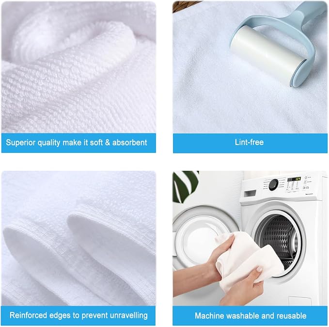 Microfiber Cleaning Cloth-8PK High Absorbent Lint-Free Scratch-Free - Image 4