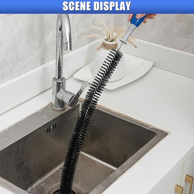 Long Handle Car Engine Cleaning Brush, Hard Bristle Automotive Wash Brushes - Image 5