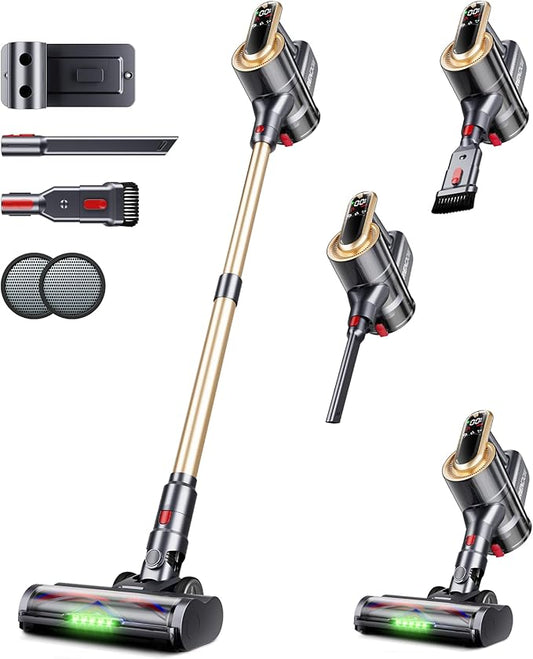 RENDOW Cordless Vacuum Cleaner, 550W 45Kpa 65Mins Vacuum Cleaners by RENDOWVacuum