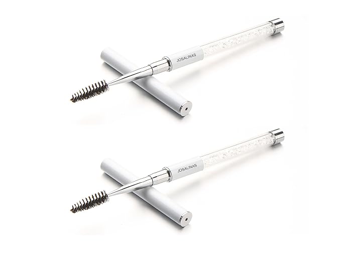 2PCS Mascara Brushes Eyebrow Eyelash Brushes Mascara Wands Spooly Applicators by JOSALINAS