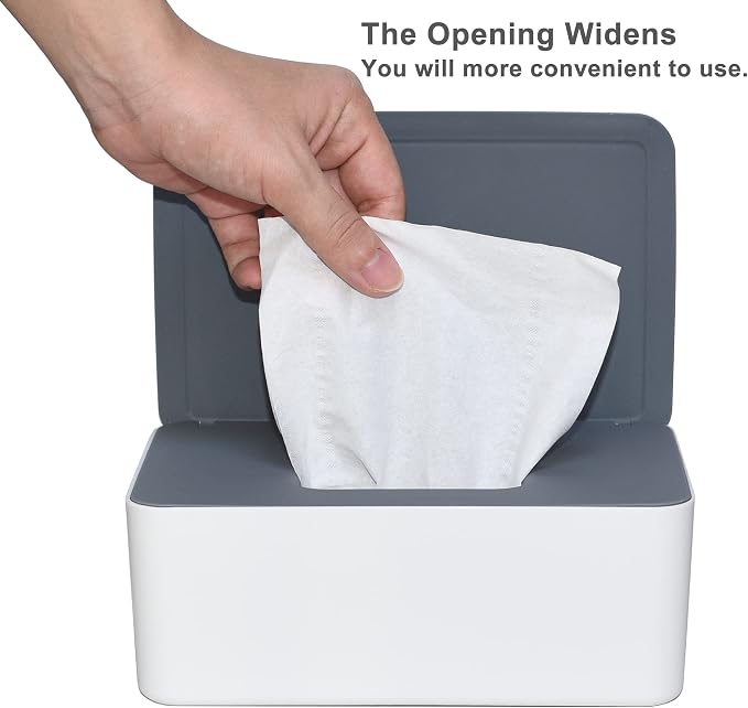 Diaper Wipes Dispenser, Tissue Storage Box Case, Wet Wipe Dispenser Holder - Image 4