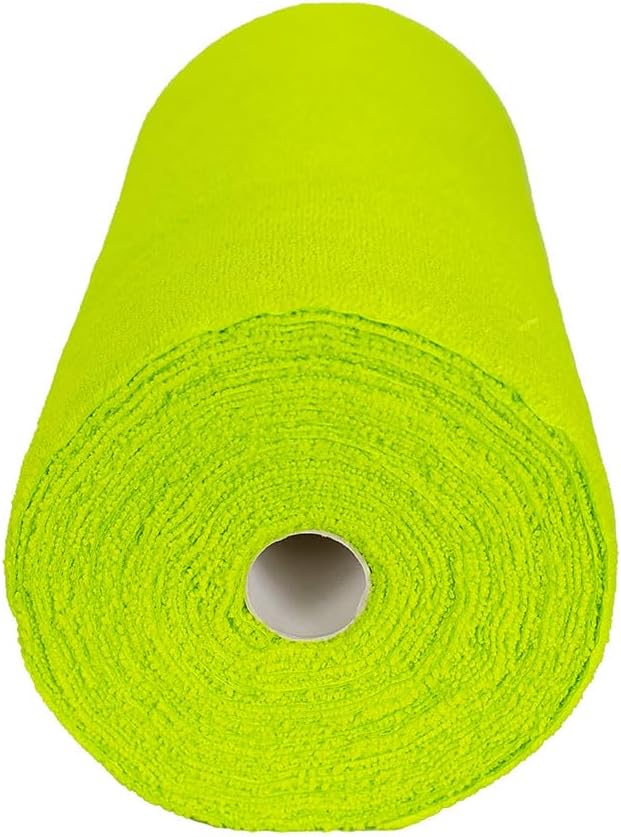 Maxshine Universal Green Microfiber Tear-Away Towel Roll – 30 Reusable 12"x12" - Image 3