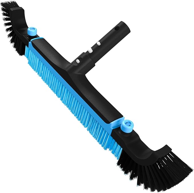 Poolvio 22" Extra-Wide Pool Brush Head, Heavy-Duty Pool Scrubber Brush by POOLVIO