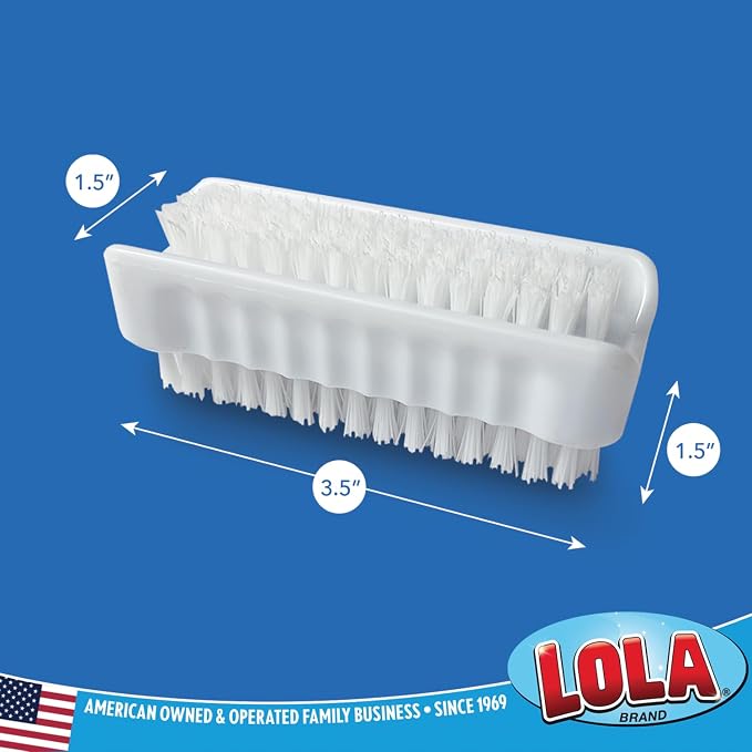 LOLA Classic Hand & Nail Brush, 2 Sided - Image 6