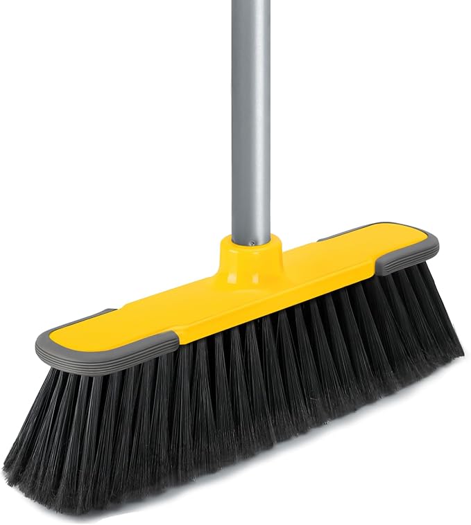 Indoor Brooms 54''Long Handle Soft Bristle Broom, Indoor Outdoor Brooms by AjimyWelcometopurchase