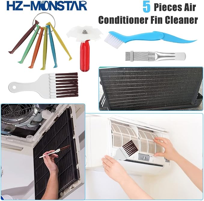 5PCS Air Conditioner Condenser Fin Comb Set, Air Conditioner Fin Comb, AC Fin - Image 2