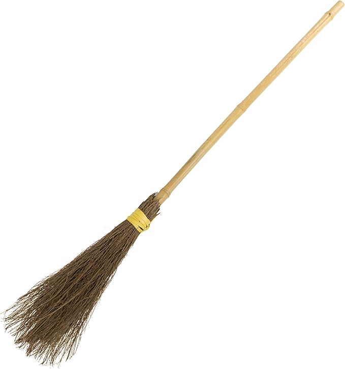 Kangaroo 36" Bamboo Witch Broom Prop by Kangaroo