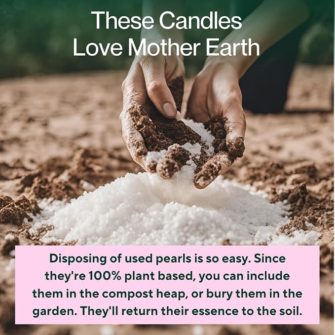 LILY LADUE Candle Refill Kit - 2Lb/32Oz Pearled Candles Sand and Wicks and - Image 7