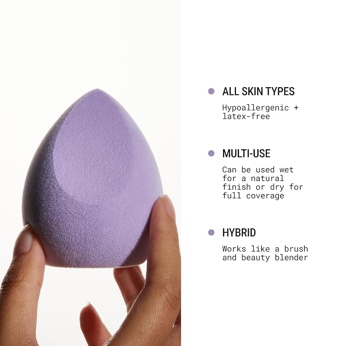 JUNO & Co. Microfiber Makeup Sponge, Dual Layer Technology - Image 3