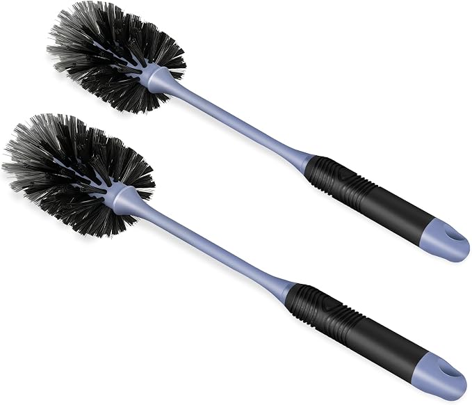 Long Handle Bottle Brush, Reusable Water Bottle Cleaner Brush, Flexible Scrub by ZHAYAO