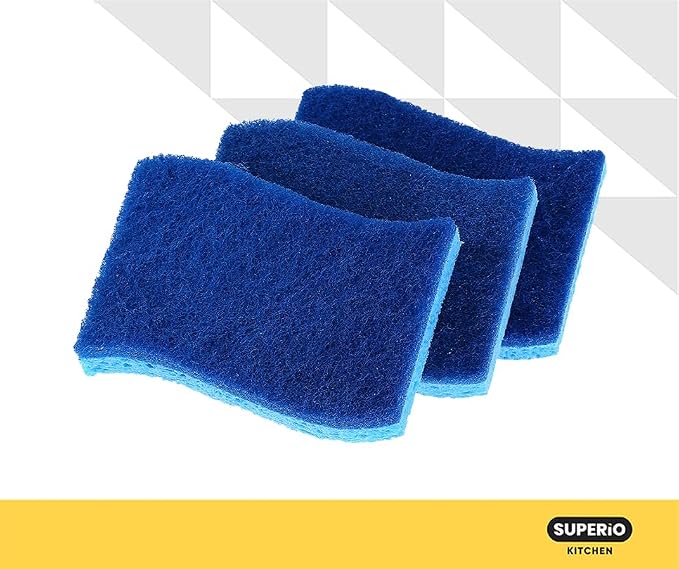 Kitchen Sponges for Washing Dishes, Non-Scratch Cellulose Dish Scrub Sponges - Image 5