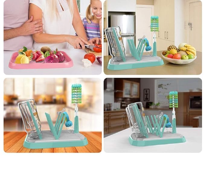 Baby Bottle Drying Rack Dryer Space Saving Travel Holder - Image 7