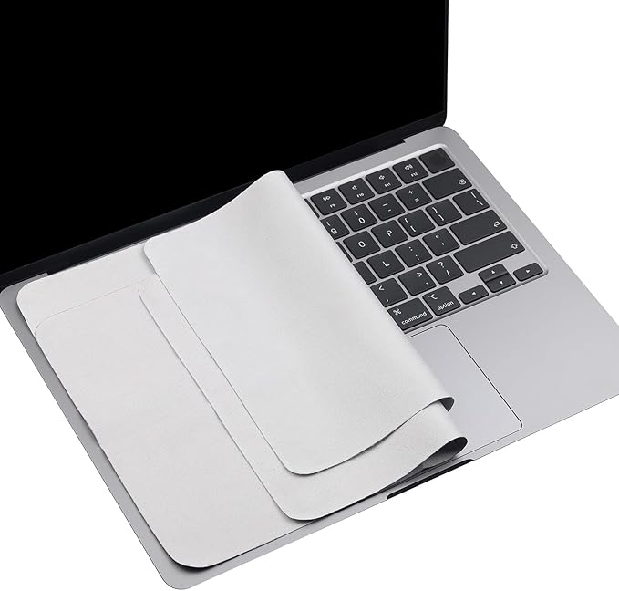 2 Pack Microfiber Liner Cleaning Cloth Screen Keyboard Imprint Protection by MUBUY