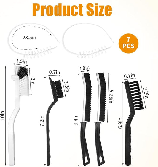 7PCS Washing Machine Cleaning Brush Kits, Durable Cleaning Tool - Image 2