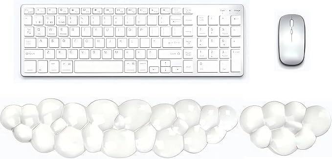 Gel Cloud Wrist Rest for Keyboard and Mouse, Ergonomic Cloud Wrist Support for by COPORISO