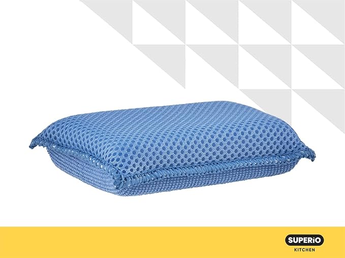 Microfiber Non-Scratch Dish & Kitchen Scrubber Heavy-Duty Household Cleaning - Image 7