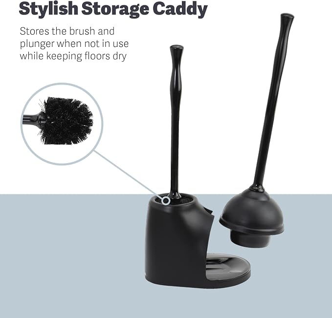 Casabella Bowl Brush & Plunger Combo - Image 3