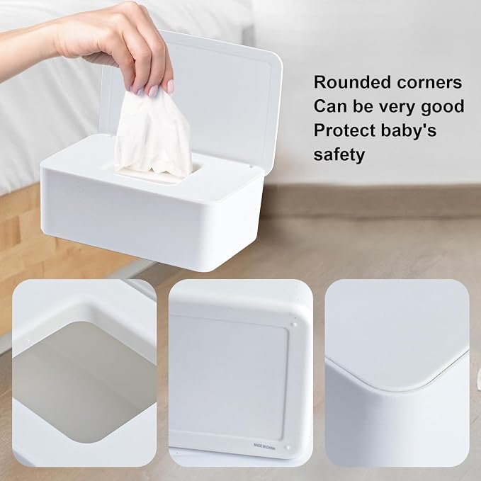 1 Pcs Diaper Wipes Dispenser, Refillable Wipe Container, Wipe Container - Image 6