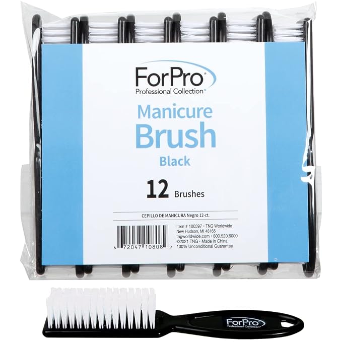 ForPro Professional Collection Premium Nail Brush, Professional Nail Scrub Brush by ForProProfessionalCollection