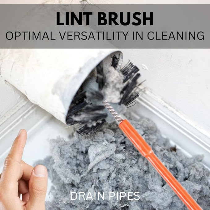 Bristle 31 Inch Cleaning Brush for Dryer Lint and Cleaning Refrigerator Coils | - Image 5