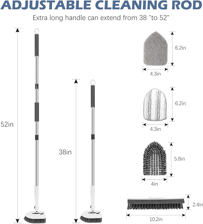 SetSail 4-in-1 Tile Tub Floor Scrubber - Image 2