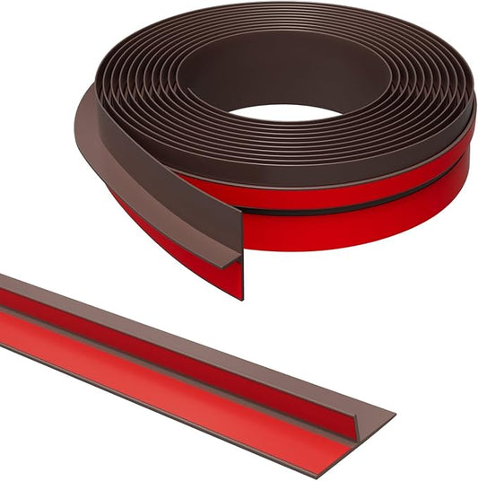 T-Shaped Door Draft Stopper, 1.97 in x 20 Ft Silicone Seal Strip by Elvone