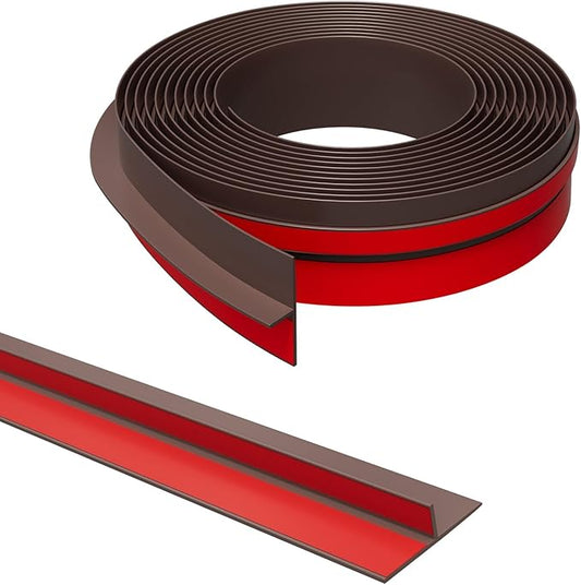 T-Shaped Door Draft Stopper, 1.97 in x 40 Ft Silicone Seal Strip by Elvone