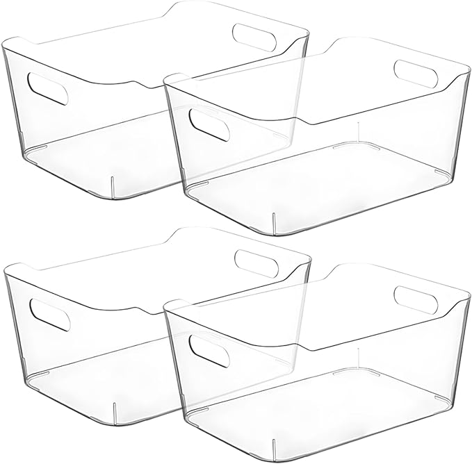 Clear Storage Bins, Pantry Organizers and Storage Containers Fridge Organizer by CONTROLKITCHEN