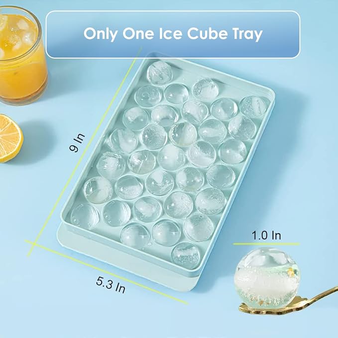 WIBIMEN Ice Cube Tray with Lid - Image 2